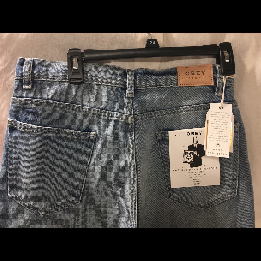 OBEY high waisted shorts